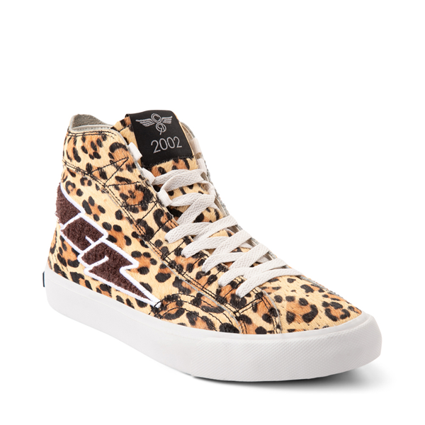 alternate view Womens Creative Recreation Zeus Hi Sneaker - LeopardALT5