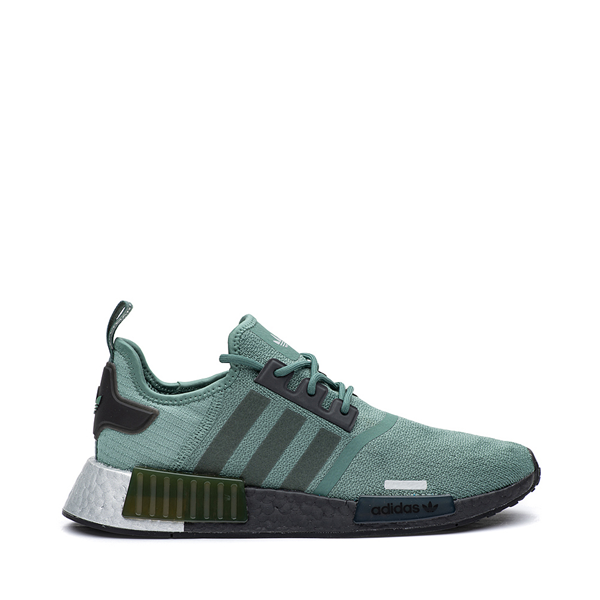 Main view of Mens adidas NMD R1 Athletic Shoe - Tech Emerald / Core Black / Night Brown