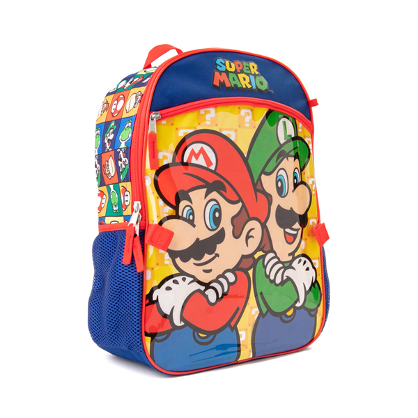 alternate view Super Mario Backpack Set - Blue / MulticolorALT4B
