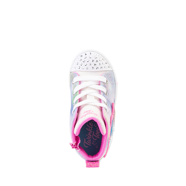 alternate view Skechers Twinkle Toes Twi-Lites Unicorn Sneaker - Toddler - Pink / Pastel MulticolorALT2