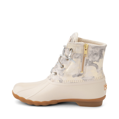 Alternate view of Womens Sperry Top-Sider Saltwater Duck Boot - Ivory / Metallic Camo