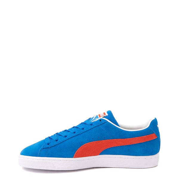 blue and red puma