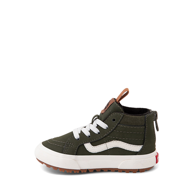 Alternate view of Vans Sk8-Hi Zip MTE-1 Skate Shoe - Baby / Toddler - Grape Leaf / Marshmallow