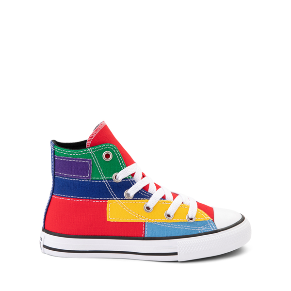 Main view of Converse Chuck Taylor All Star Hi Sneaker - Little Kid - Patchwork Color-Block