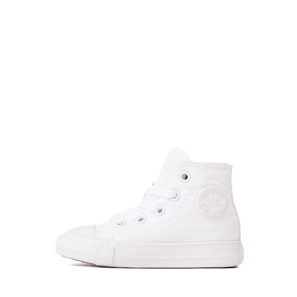 alternate view Converse Chuck Taylor All Star High-Top Sneaker - Baby / Toddler - White MonochromeALT1