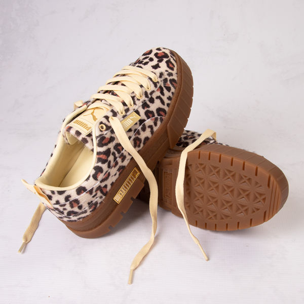 Womens PUMA Mayze Platform Athletic Shoe - Leopard