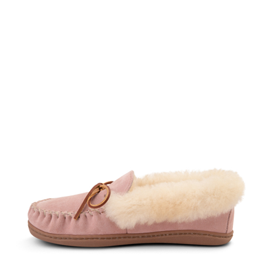 Alternate view of Womens Minnetonka Alpine Sheepskin Moc Casual Shoe - Blush