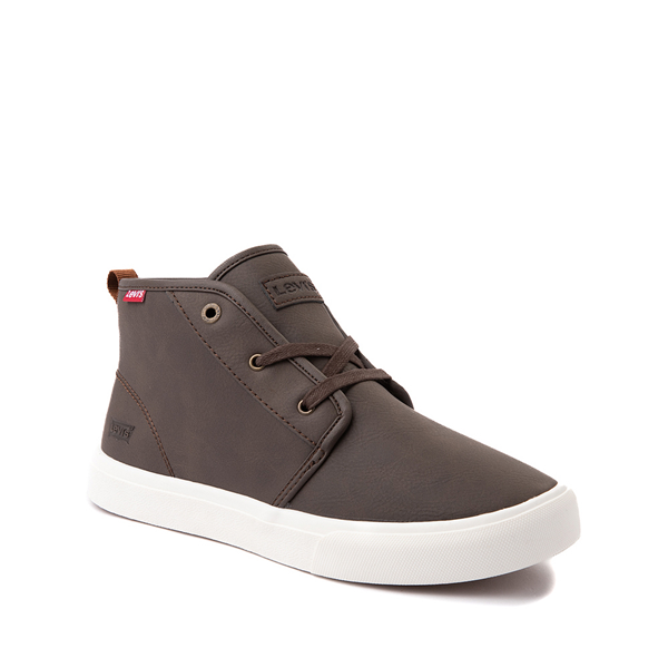 alternate view Levi's Princeton Chukka Boot - Big Kid - Dark BrownALT5