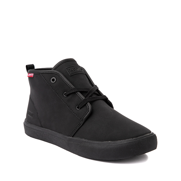 alternate view Levi's Princeton Chukka Boot - Big Kid - Black MonochromeALT5