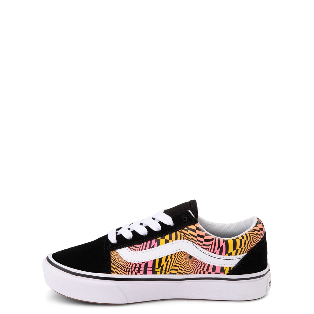 Vans Old Skool ComfyCush® Checkerboard Skate Shoe - Big Kid - Black ...