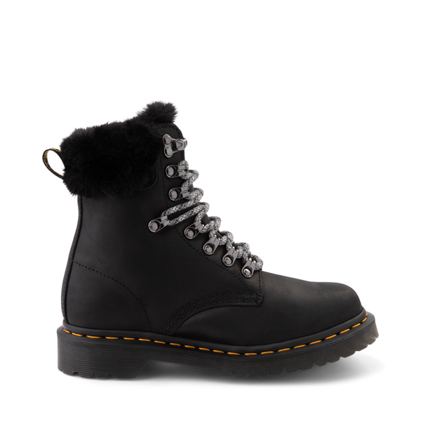 Main view of Womens Dr. Martens 1460 Serena 8-Eye Boot - Black