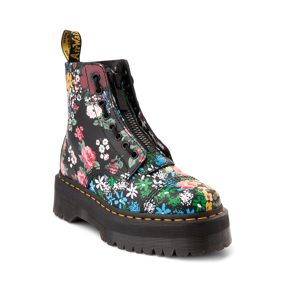 Womens Dr. Martens Sinclair Boot - Black / Floral Mashup | Journeys