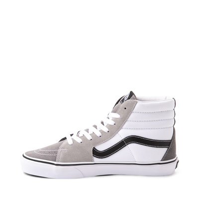 Alternate view of Vans Sk8 Hi Mix And Match Skate Shoe - Black / Gray / White
