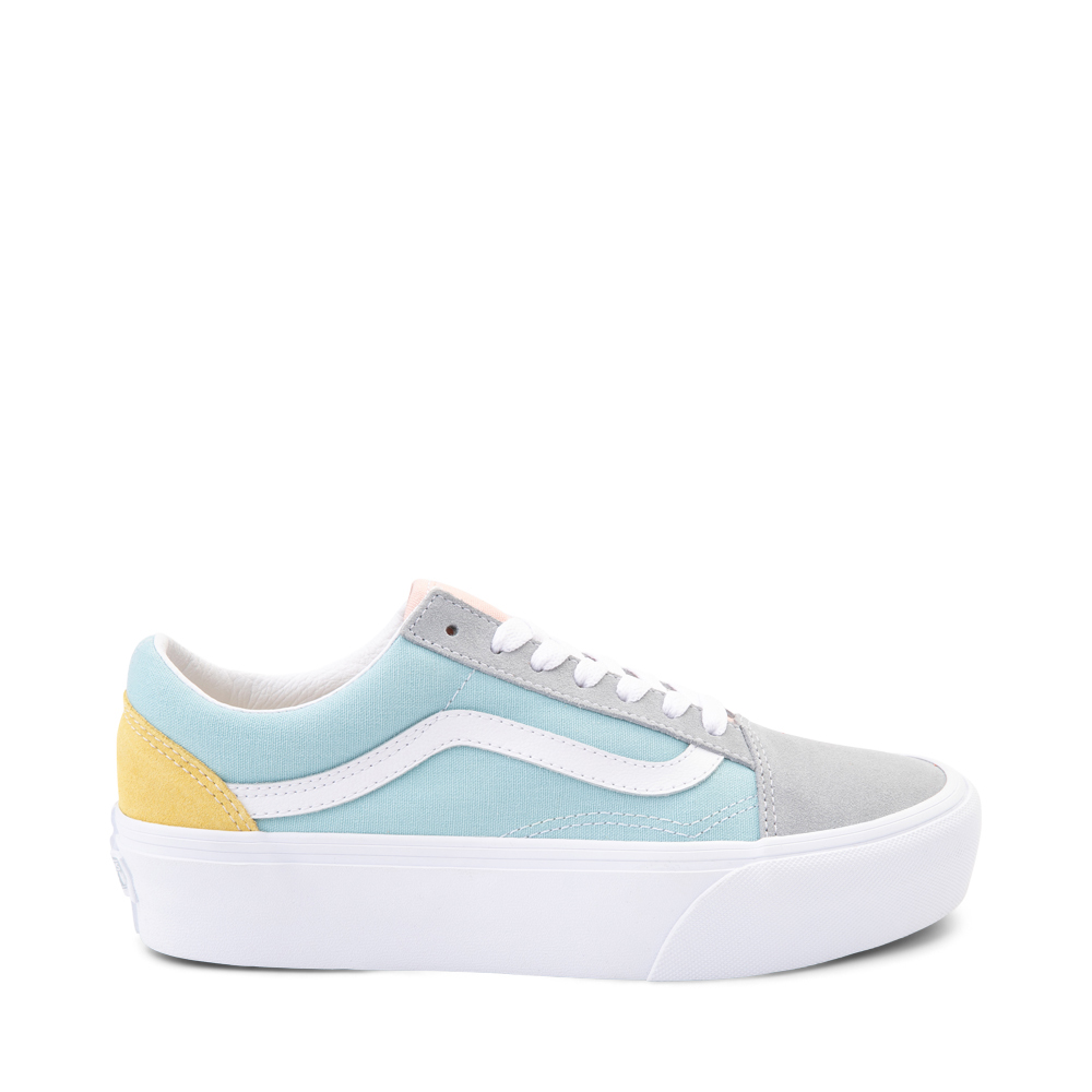 Vans Old Skool Platform Skate Shoe - Pastel Color-Block | Journeys