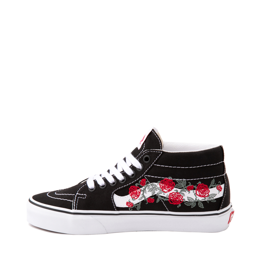 vans with a rose on the side