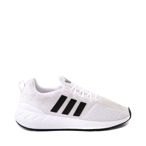Main view of Mens adidas Swift Run 22 Athletic Shoe - White / Core Black / Gray