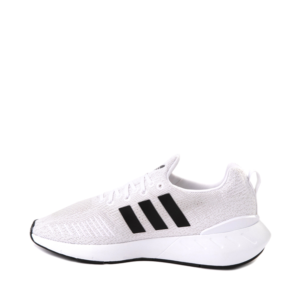 alternate view Mens adidas Swift Run 22 Athletic Shoe - White / Core Black / GrayALT1