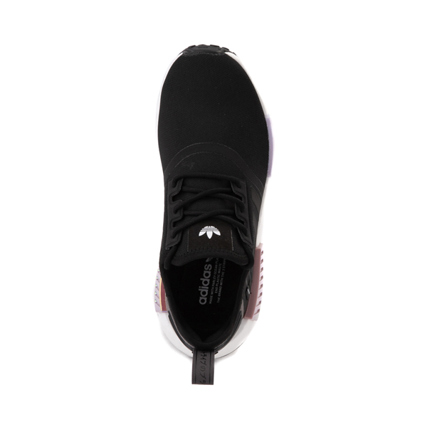 alternate view Womens adidas NMD R1 Athletic Shoe - Black / Mauve / LavenderALT2