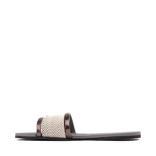 alternate view Womens Havaianas You Trancoso Slide Sandal - Steel GrayALT2