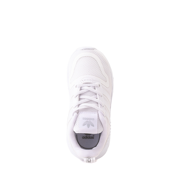 alternate view adidas Multix Athletic Shoe - Baby / Toddler - White MonochromeALT2