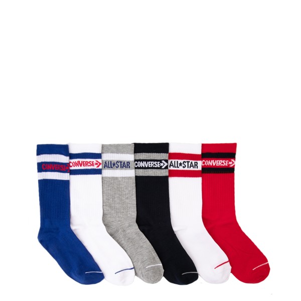 Converse Crew Socks 6 Pack - Big Kid - Multicolor