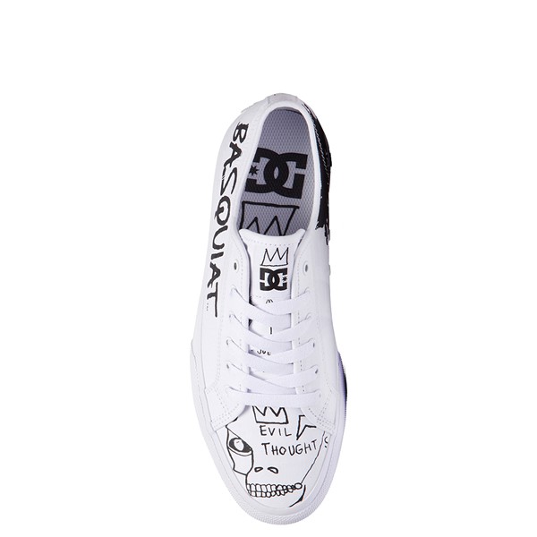 alternate view Mens DC x Basquiat Manual Skate Shoe - WhiteALT2