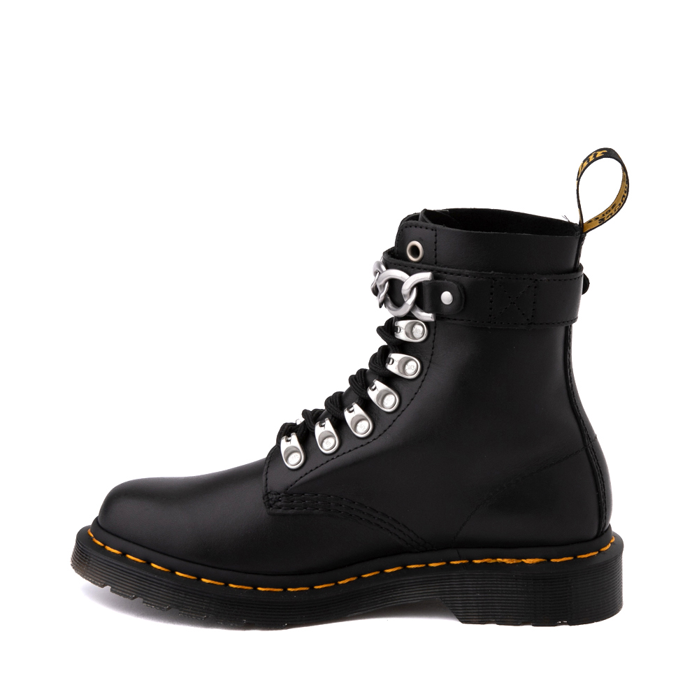 Independently Duplication Miraculous Womens Dr. Martens 1460 Pascal 8-Eye Buckle Boot - Black | Journeys