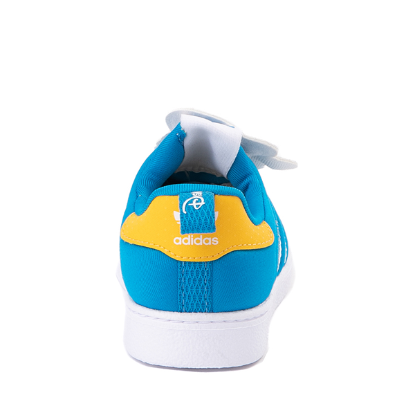 alternate view adidas x Disney Superstar 360 Donald Duck Slip On Athletic Shoe - Baby / Toddler - BlueALT4