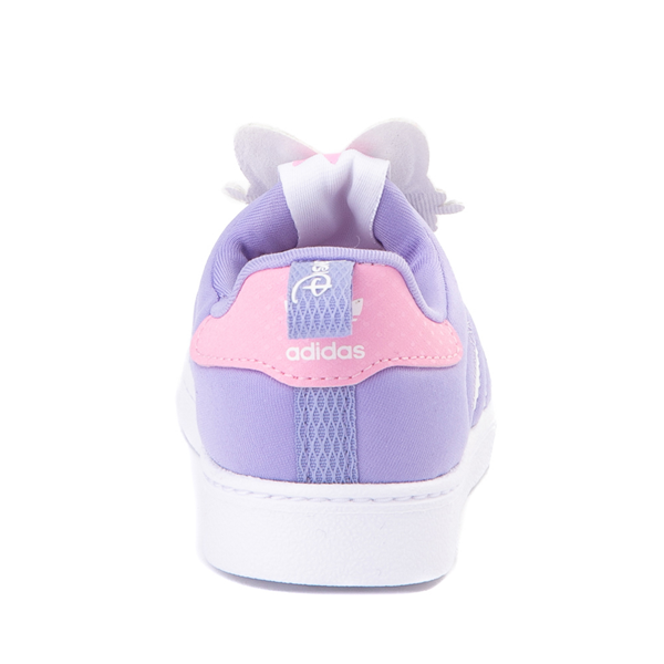 alternate view adidas x Disney Superstar 360 Daisy Duck Slip On Athletic Shoe - Baby / Toddler - LavenderALT4