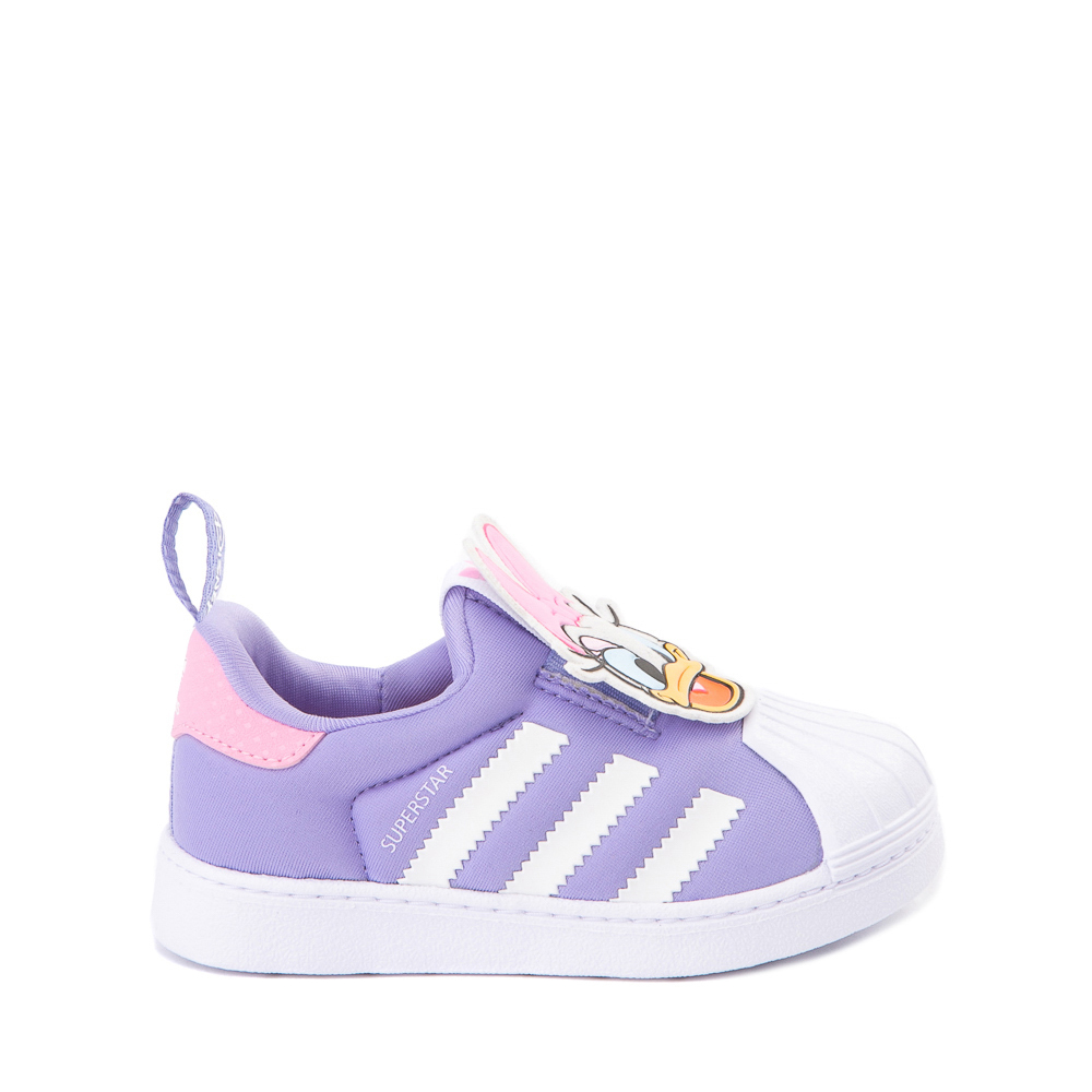 adidas x Disney Superstar 360 Daisy Duck Slip On Athletic Shoe - Baby / Toddler - Lavender