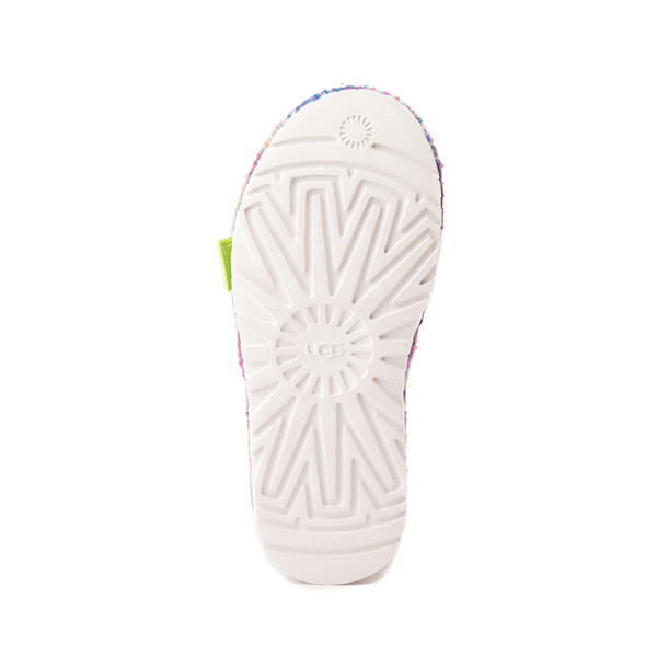 alternate view Womens UGG® Fluffita Pixelate Slide Sandal - MulticolorALT3
