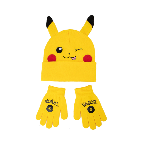 Main view of Pikachu Beanie Set - Little Kid - Yellow