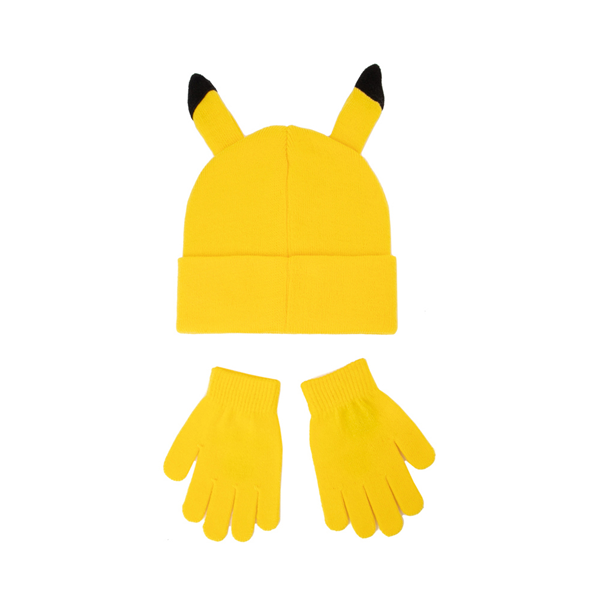alternate view Pikachu Beanie Set - Little Kid - YellowALT1