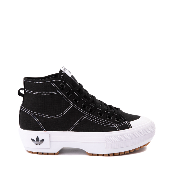 Womens adidas Nizza Trek Athletic Shoe - Core Black / Cloud White / Gum