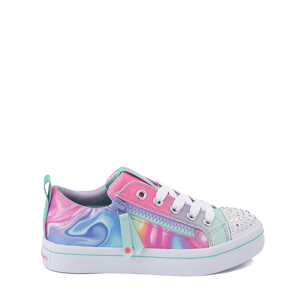 Main view of Skechers Twinkle Toes Twi-Lites Prism Swirl Sneaker - Little Kid - Pastel Rainbow