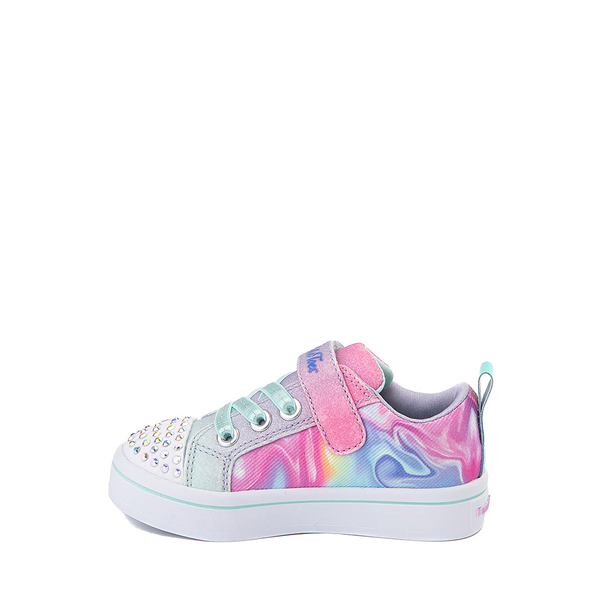 alternate view Skechers Twinkle Toes Twi-Lites Prism Swirl Sneaker - Toddler - Pastel RainbowALT1B