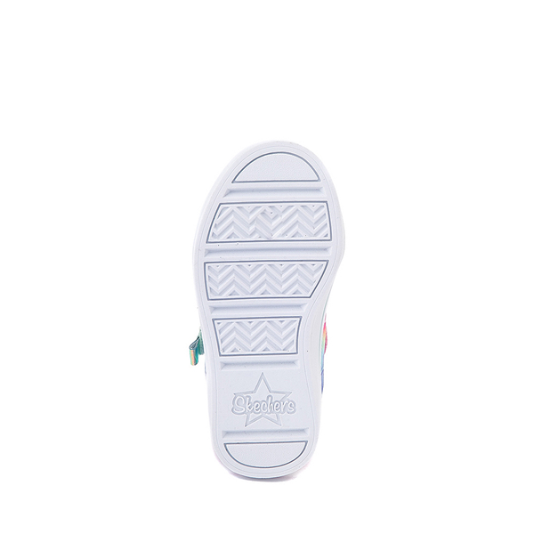 alternate view Skechers Twinkle Toes Twi-Lites Prism Swirl Sneaker - Toddler - Pastel RainbowALT3