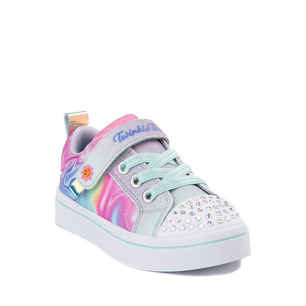 alternate view Skechers Twinkle Toes Twi-Lites Prism Swirl Sneaker - Toddler - Pastel RainbowALT5