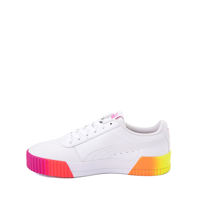 Alternate view of Puma Carina Athletic Shoe - Little Kid / Big Kid - White / Red / Yellow
