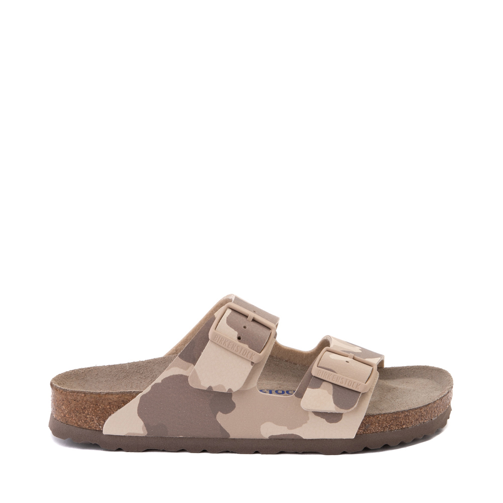 Womens Birkenstock Arizona Soft Footbed Sandal - Desert Soil Gray Camo