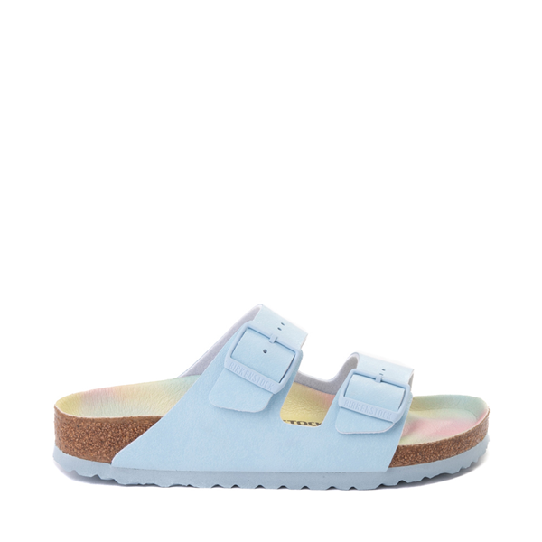 Main view of Womens Birkenstock Arizona Soft Footbed Sandal - Light Blue / Ombre