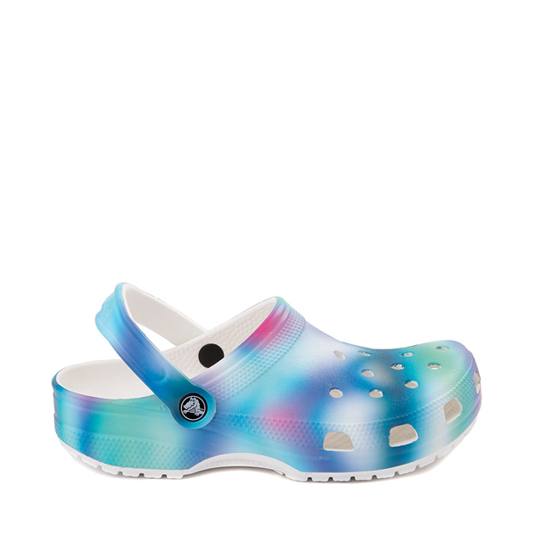 Main view of Crocs Classic Solarized Clog - White / Multicolor