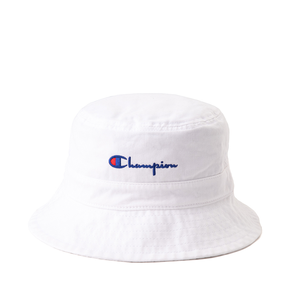 Champion Script Logo Bucket Hat - White