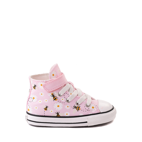 Main view of Converse Chuck Taylor All Star 1V Hi Bees Sneaker - Baby / Toddler - Pink Foam