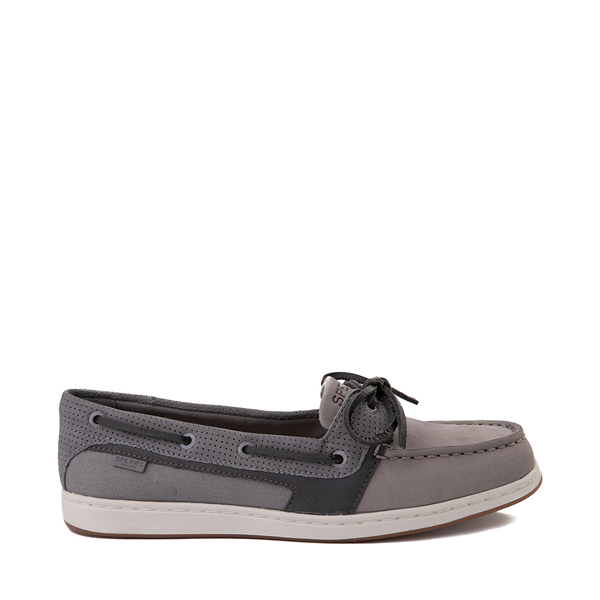Womens Sperry Top-Sider Starfish Pin Perforated Boat Shoe - Gray