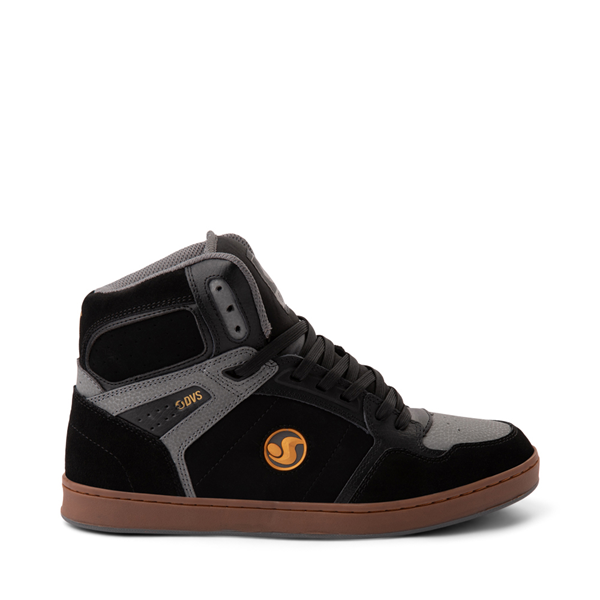 Main view of Mens DVS Honcho Skate Shoe - Black / Charcoal / Gold