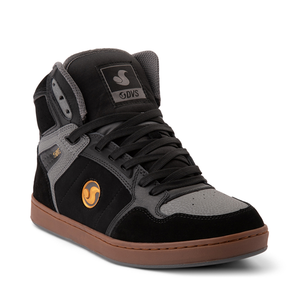 alternate view Mens DVS Honcho Skate Shoe - Black / Charcoal / GoldALT5