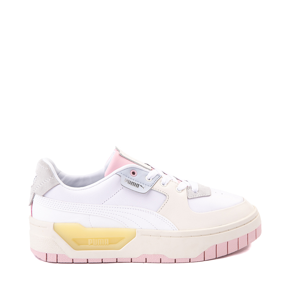 Womens PUMA Cali Athletic Shoe - White / Marshmallow / Pink | Journeys