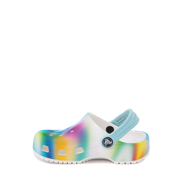 alternate view Crocs Classic Solarized Clog - Baby / Toddler - White / MulticolorALT1