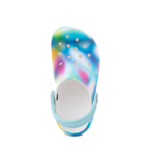 alternate view Crocs Classic Solarized Clog - Baby / Toddler - White / MulticolorALT2